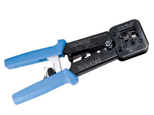 TOOL -  CRIMPER - MODULAR<br><font size=3><b>EZ PRO HD Smart Plug Crimp & Cut Tool (RJ45 & RJ11)