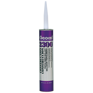 ADHESIVES & SEALANTS -  GEOCEL<br><font size=3><b>10 oz.  2300 Tripolymer Sealant (Clear)