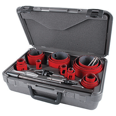 SAW & BLADE - HOLE SAW - KIT<br><font size=3><b>25 pc Master Morse 