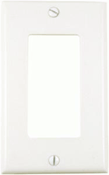 PLUG & JACK - DATACOM - DECORA - KEYSTONE<br><font size= 3><b>White 1-Gang Decora Outer-Plate (ea)