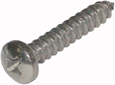 SCREWS - SHEET METAL - PHIL PAN SS<br><font size=3><b>8 x 2 S/Steel Phil Pan SMS (100)