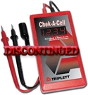 TOOLS -  TEST EQUIPMENT - TRIPLETT<br><font size=3><b>Check-A-Cell Battery Tester (ea)