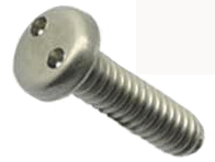 SCREWS  - SECURITY - SPANNER - MACH<br><font size= 3><b>8-32 x 1/2 S/Steel Pan HD Spanner (100)