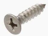 Phillips Flat Head Screws stainless steel 